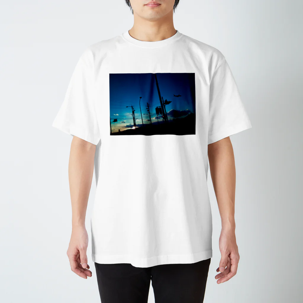 一の空想の青 Regular Fit T-Shirt