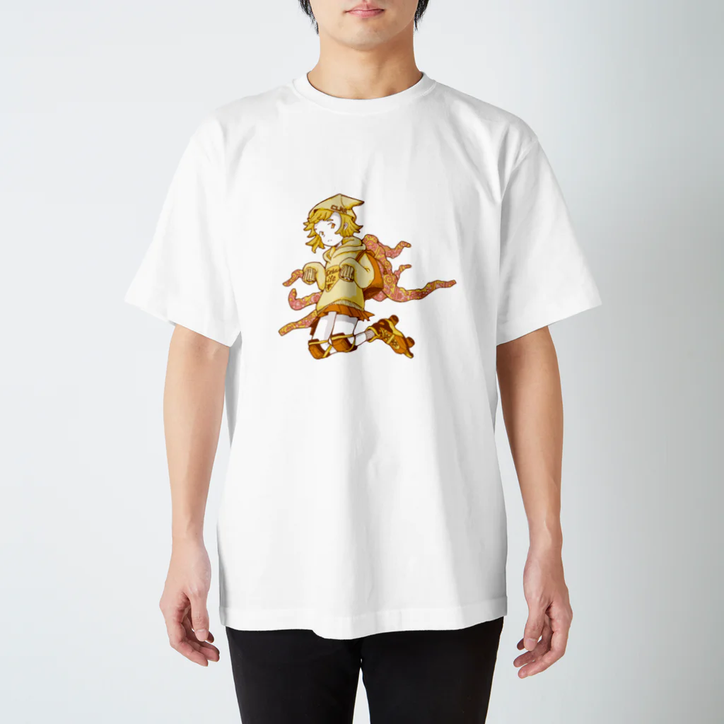 げそにんちゃんのげそにんちゃんグッズ（黄） スタンダードTシャツ