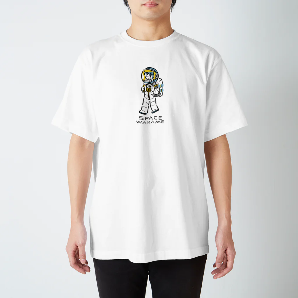 momoironetの宇宙ワカメ探索隊_ガール スタンダードTシャツ