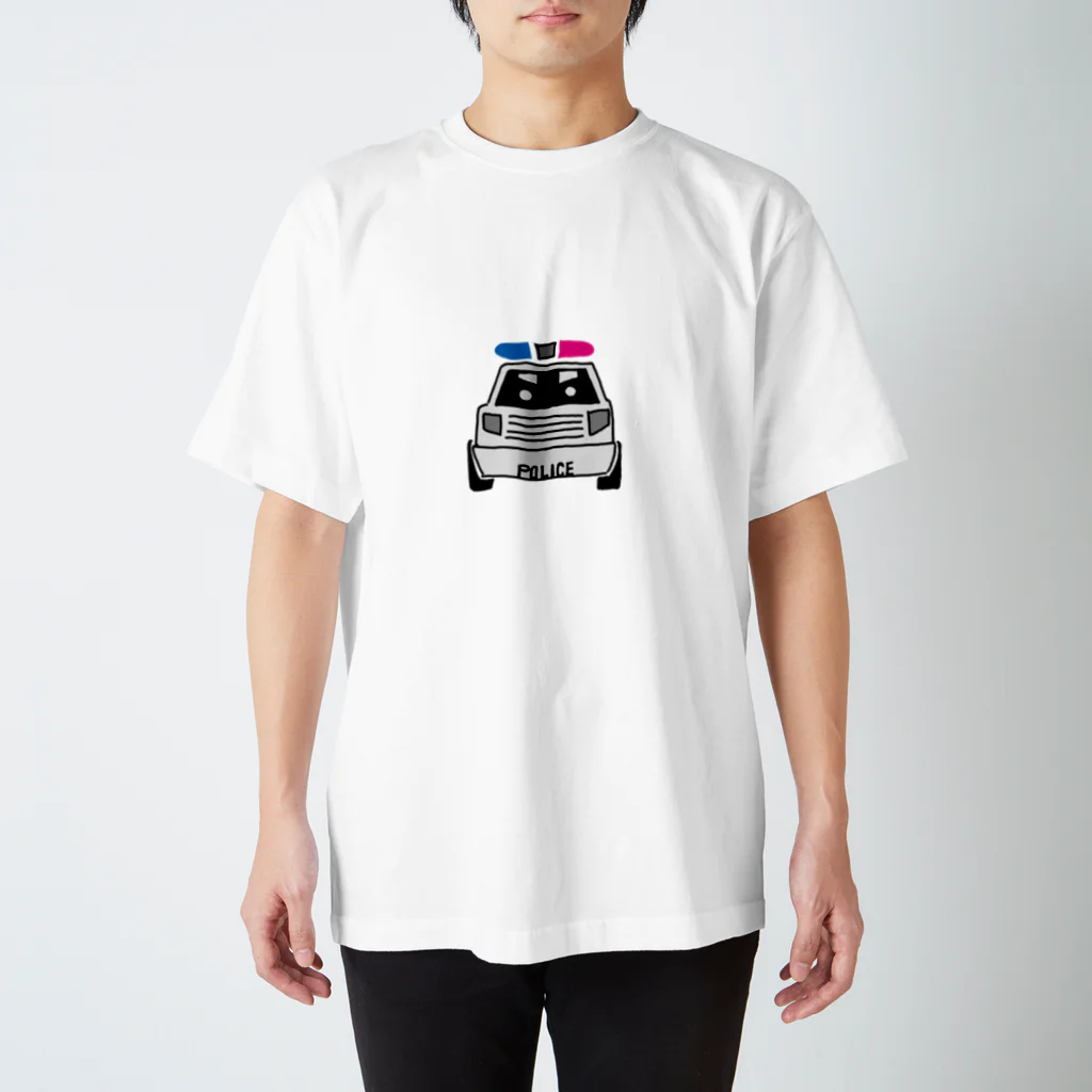 kyan-dog shopのパトカー スタンダードTシャツ