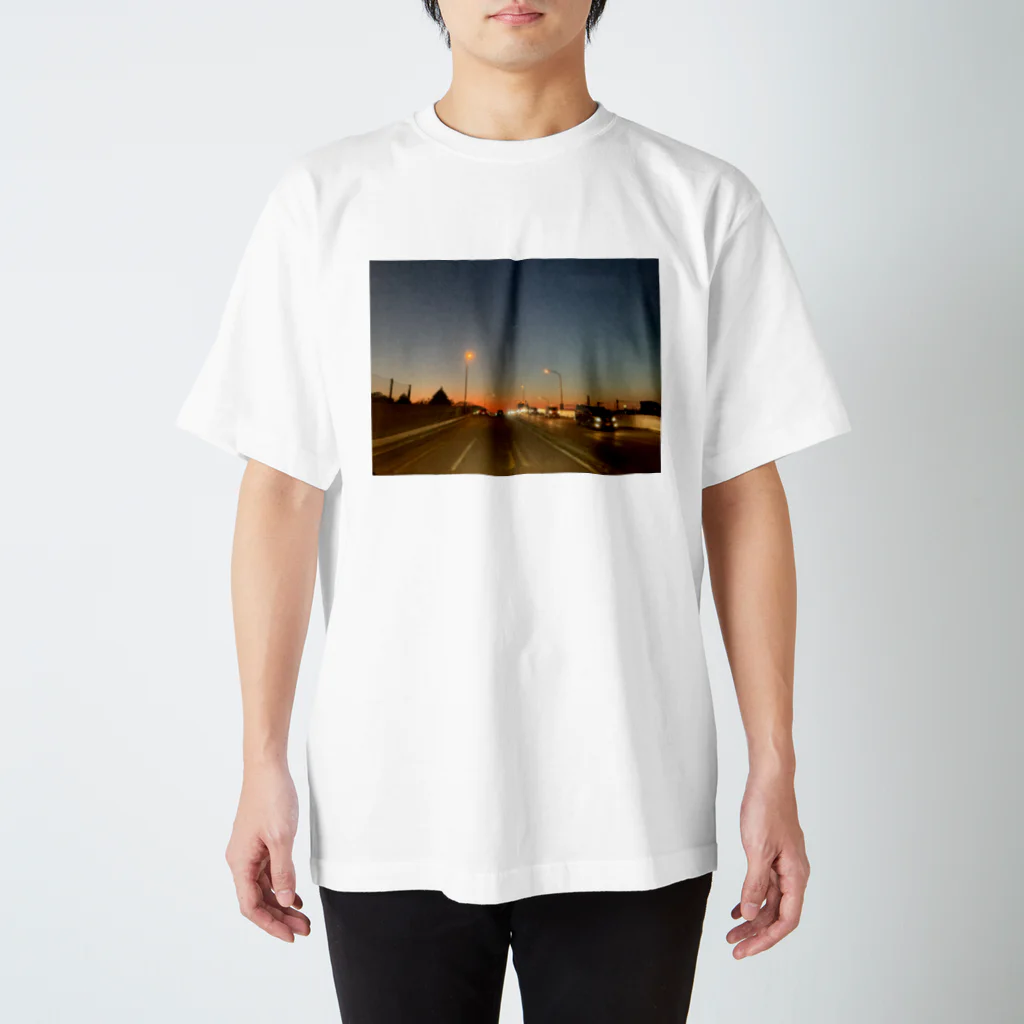 カニさんのぼくの夕方 スタンダードTシャツ