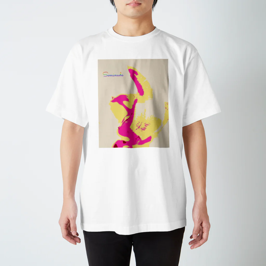 fechi47clubのセミヌード(バナナ) スタンダードTシャツ