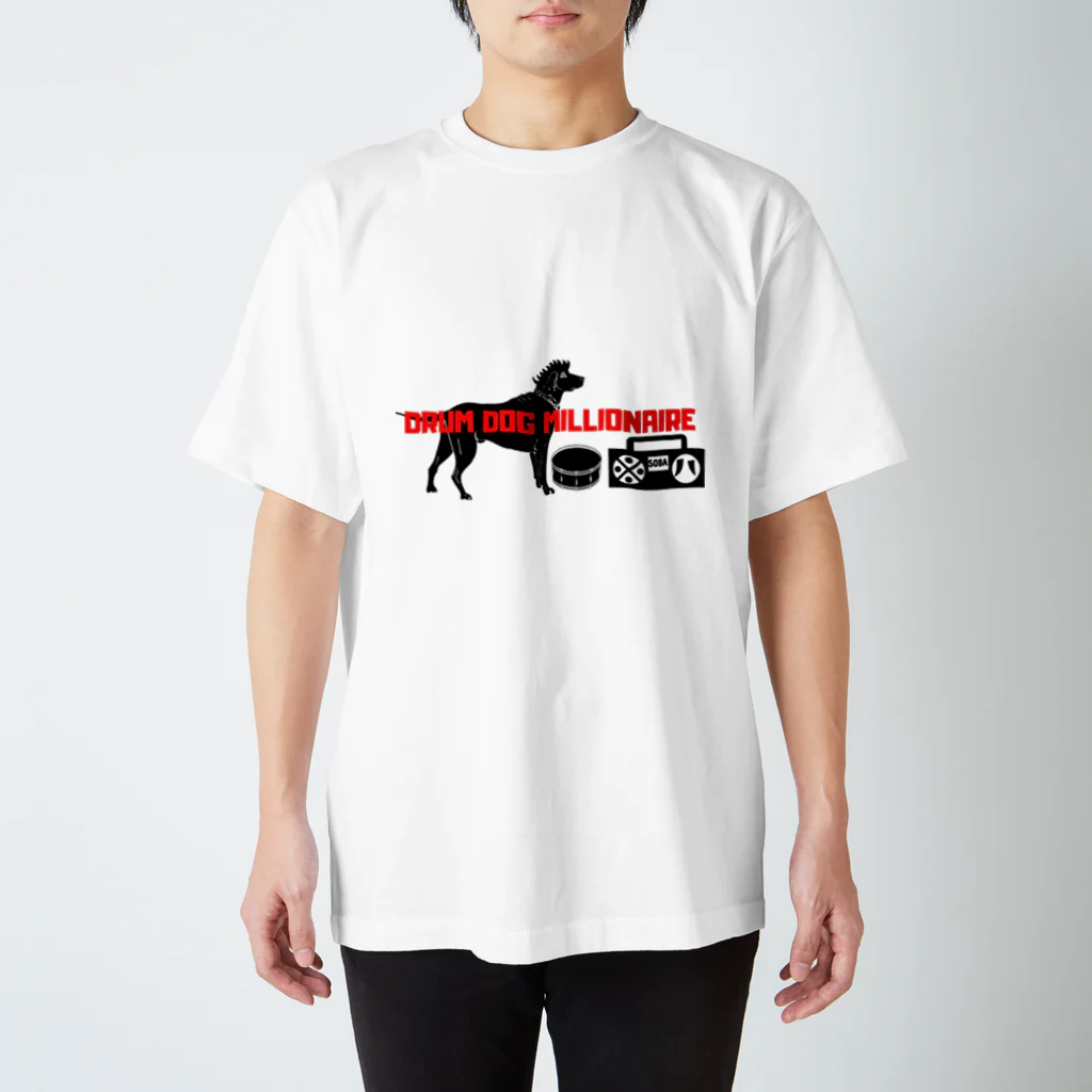 米八そばグッズショップの太鼓犬 Regular Fit T-Shirt