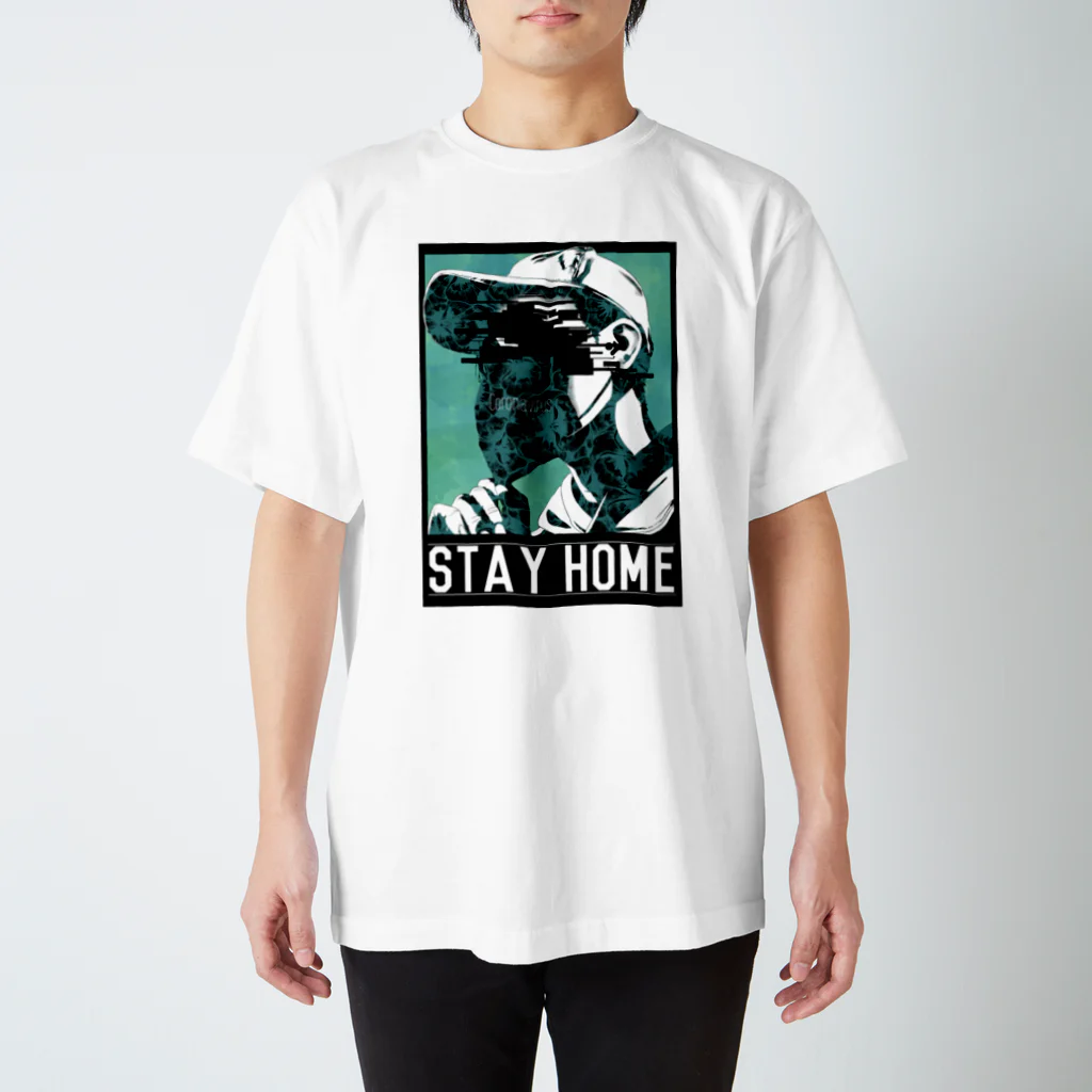 ナニモノカのstay home スタンダードTシャツ