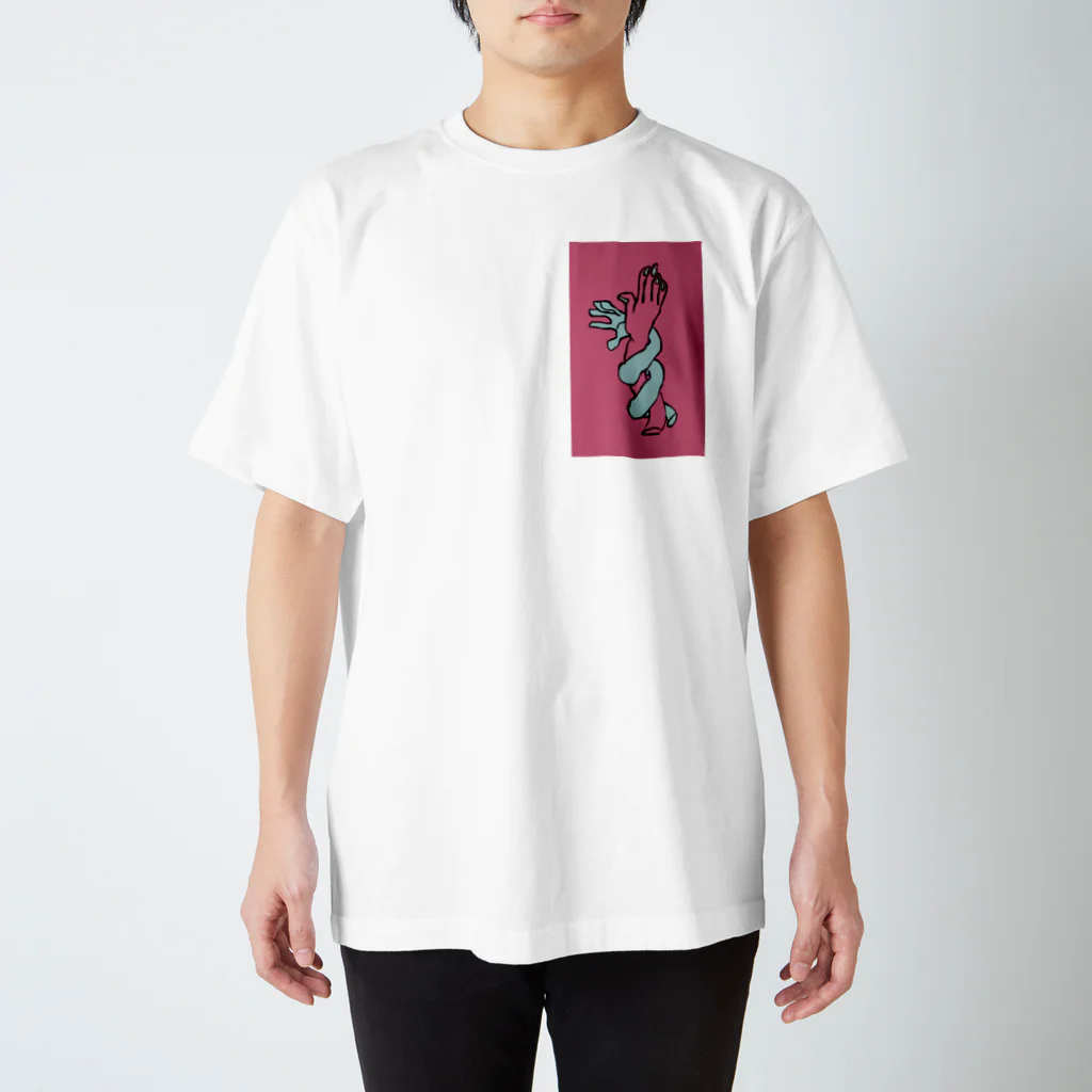 風立ちぬの玉城のスネークハンド Regular Fit T-Shirt