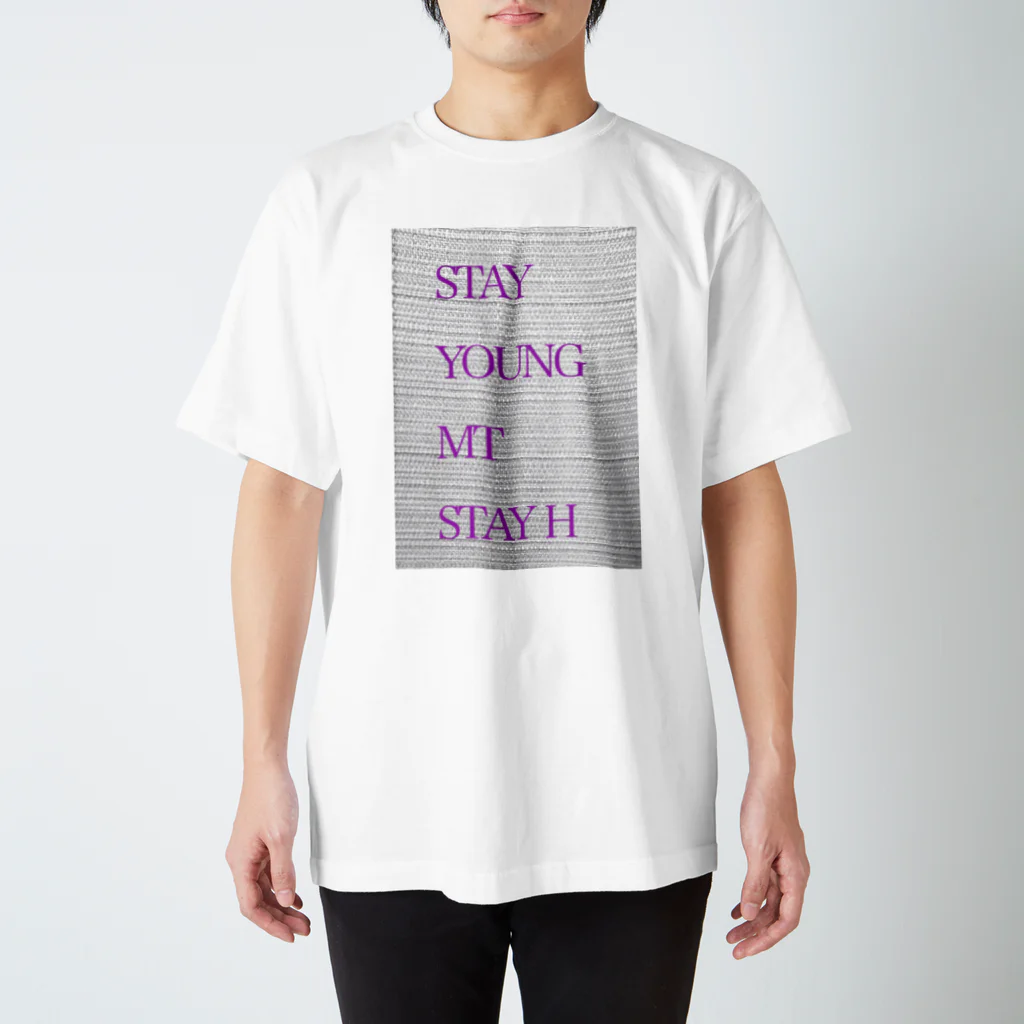 GREEN69のSTAY YOUNG MORE THAN STAY HOME Regular Fit T-Shirt