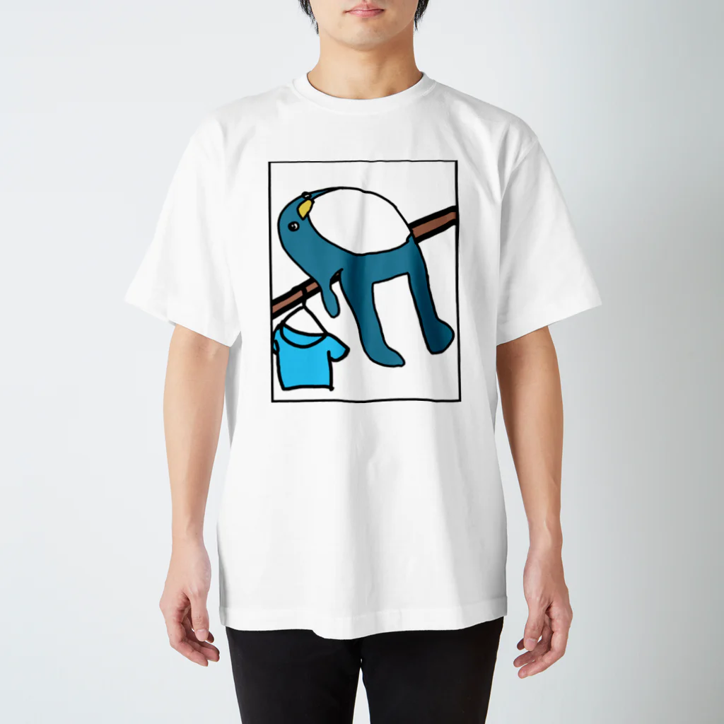 ダイナマイト87ねこ大商会のぐったりぺんぎん Regular Fit T-Shirt