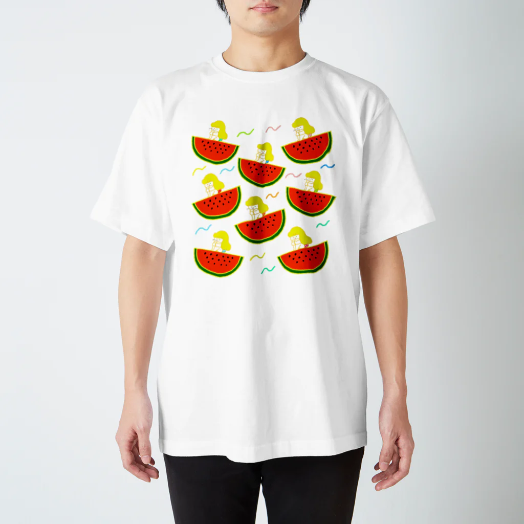 Apoisのスイカガール🍉 スタンダードTシャツ