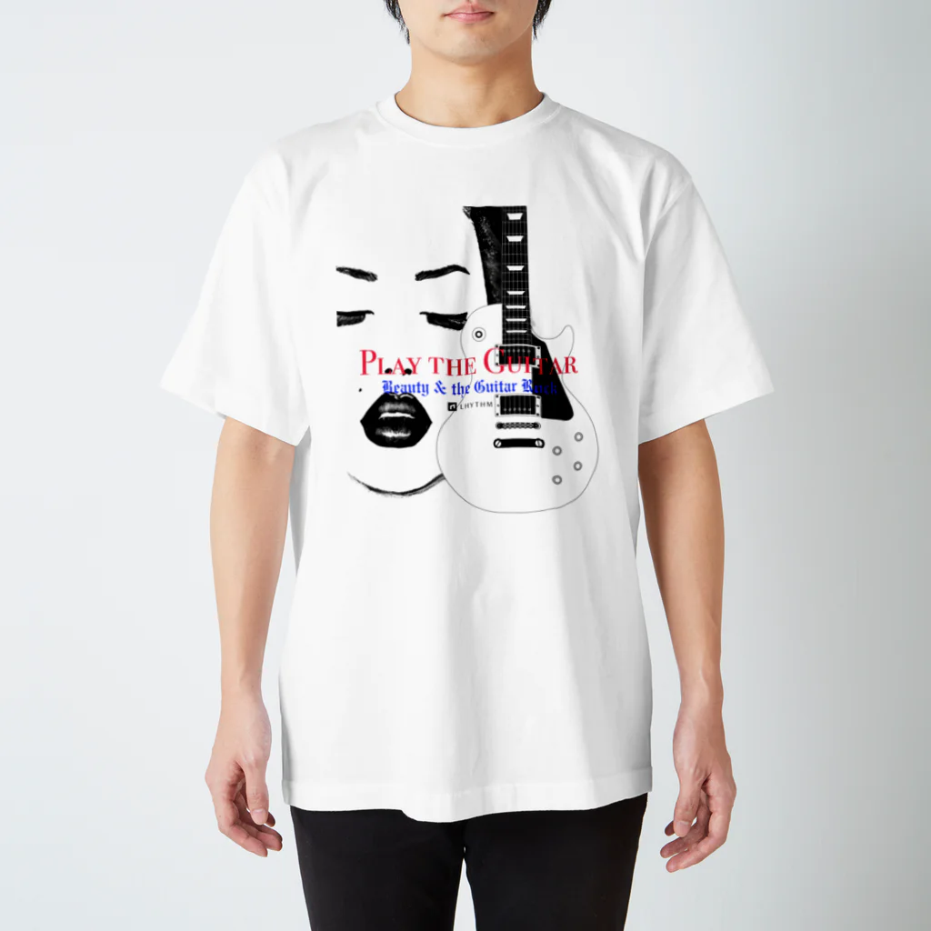 LHYTHM（リズム）のBeauty & The Guitar Rock #1 スタンダードTシャツ