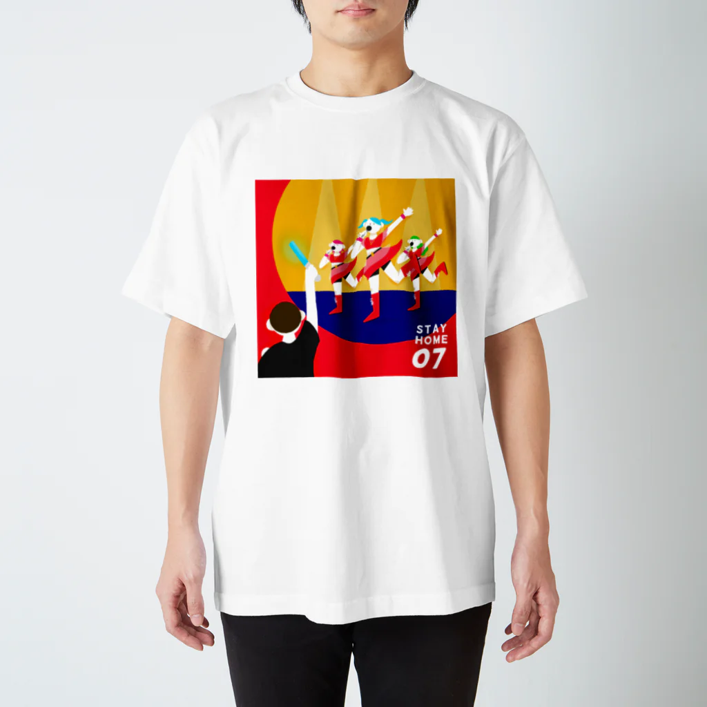 usamiayaのおうちで全力応援 Regular Fit T-Shirt