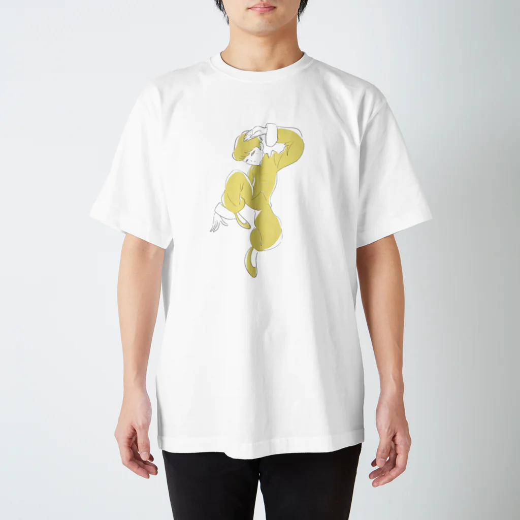 かえのカンフーチャイナT(黄) スタンダードTシャツ