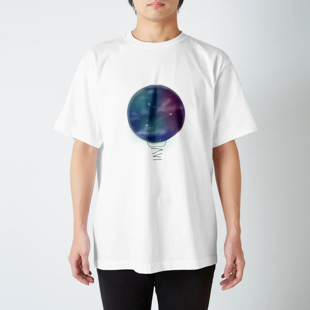 potetoaiの星空 宇宙 夏の大三角形  Regular Fit T-Shirt