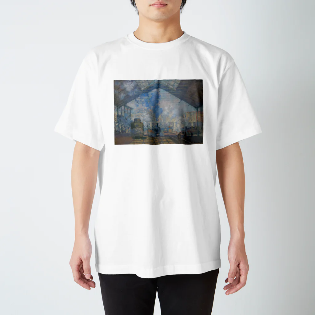 public domainのサン＝ラザール駅 / クロード・モネ Regular Fit T-Shirt