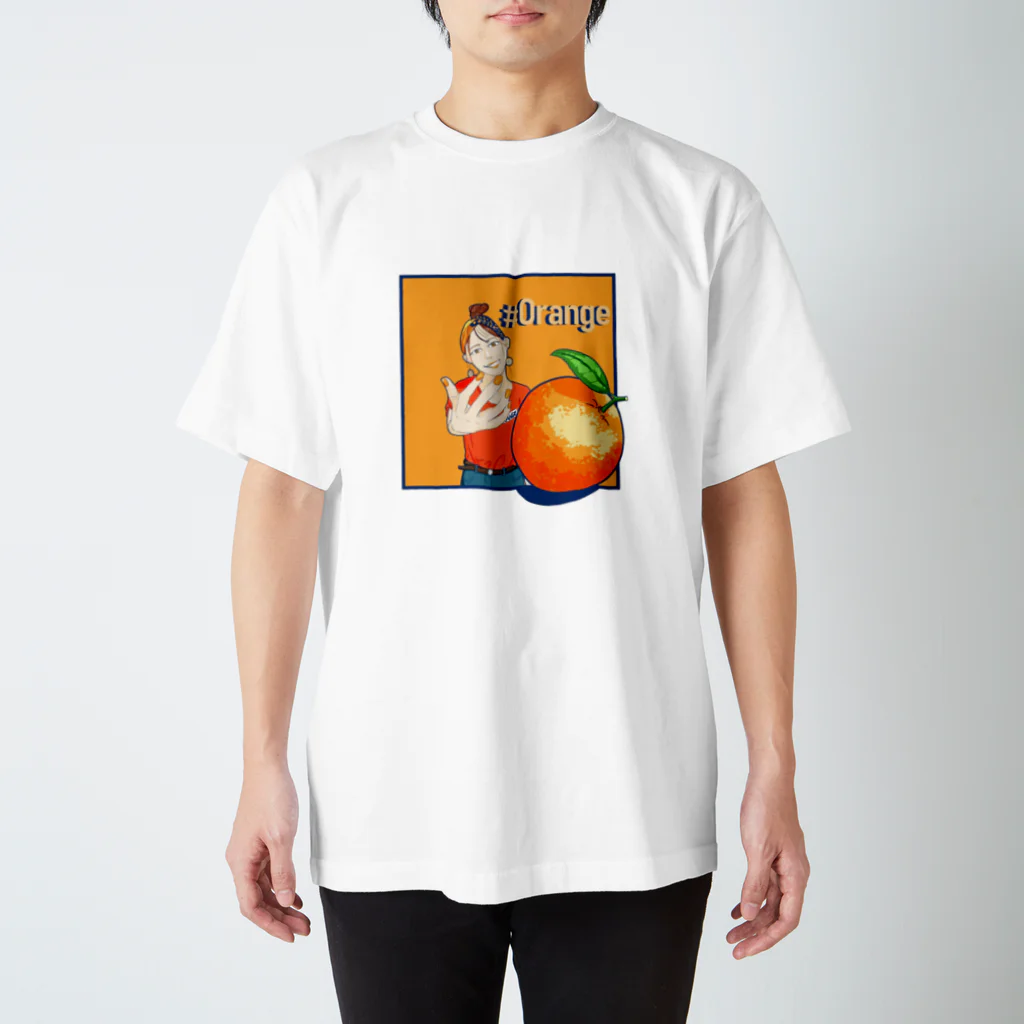 RohikoのOrange スタンダードTシャツ