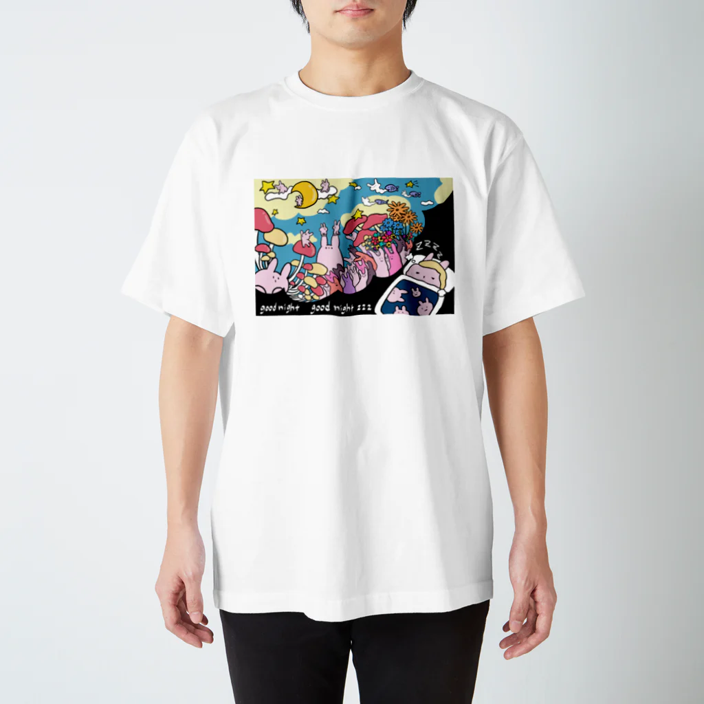 keito0mumuの夢みるうさぎ スタンダードTシャツ