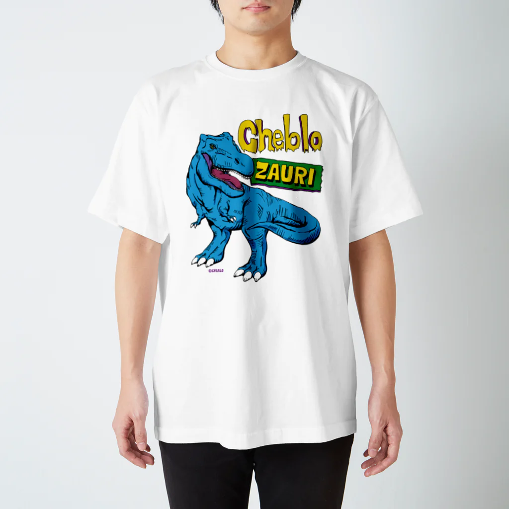 CHEBLOのZAURI △Sky Blue▼ スタンダードTシャツ