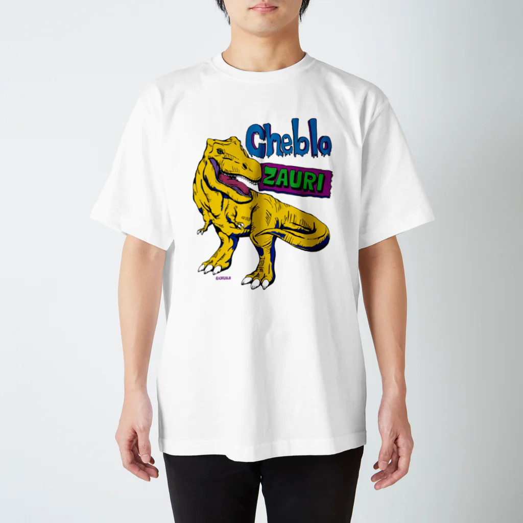 CHEBLOのZAURI △Yellow▼ スタンダードTシャツ