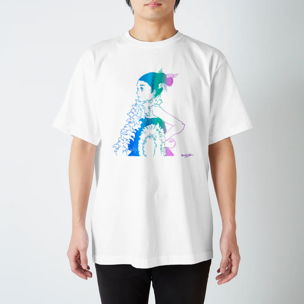 花咲マリサ　オンラインショップのE Hula Mai / グラデーションTシャツ Regular Fit T-Shirt