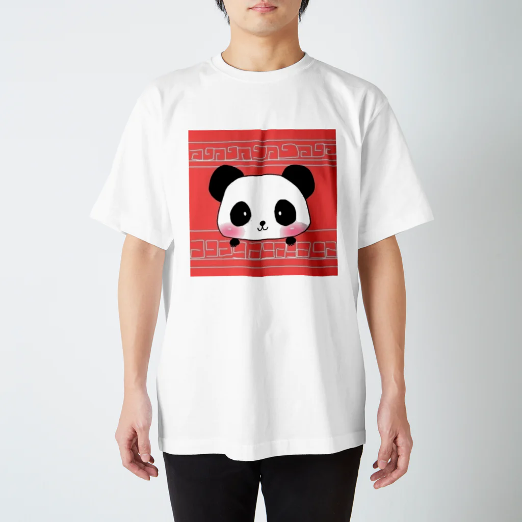 よこみー公式グッズの大熊猫 スタンダードTシャツ