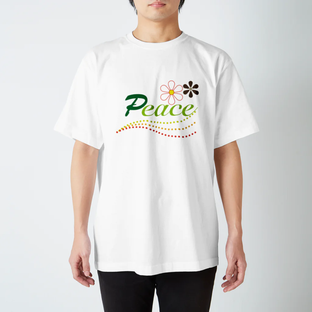 風の色えんぴつのP-eace（ピースで安心） Regular Fit T-Shirt