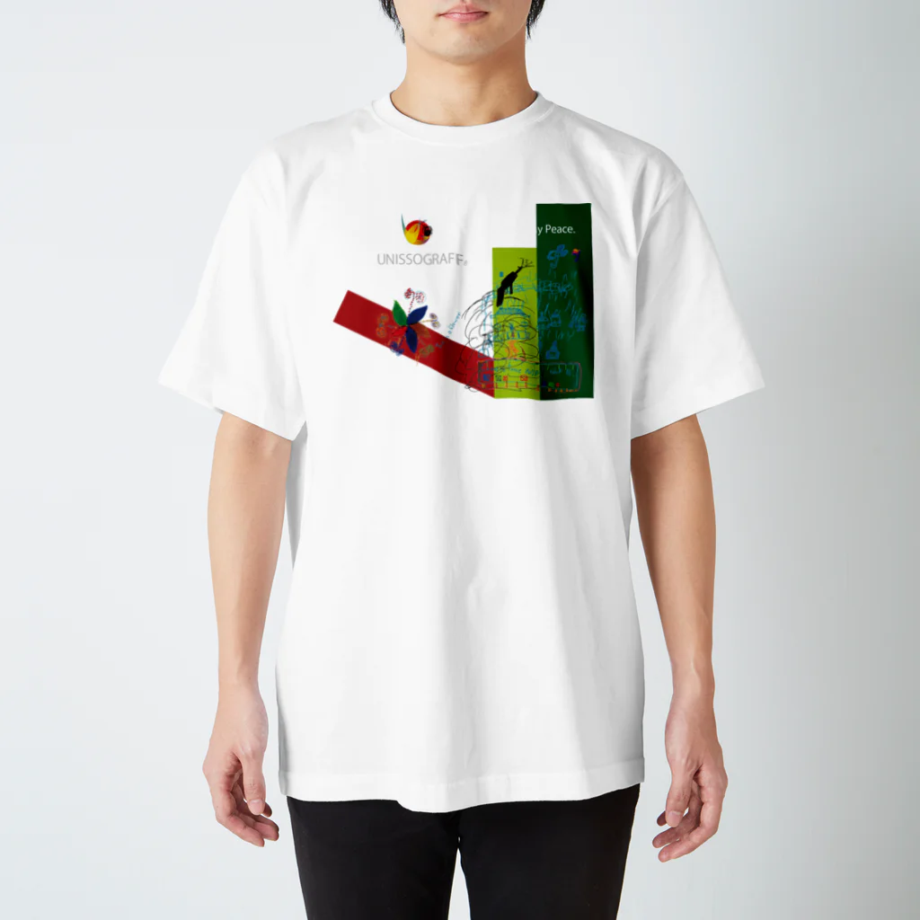 UNISSOGRAFF®T Breakの戦争と愛forウガンダ Regular Fit T-Shirt