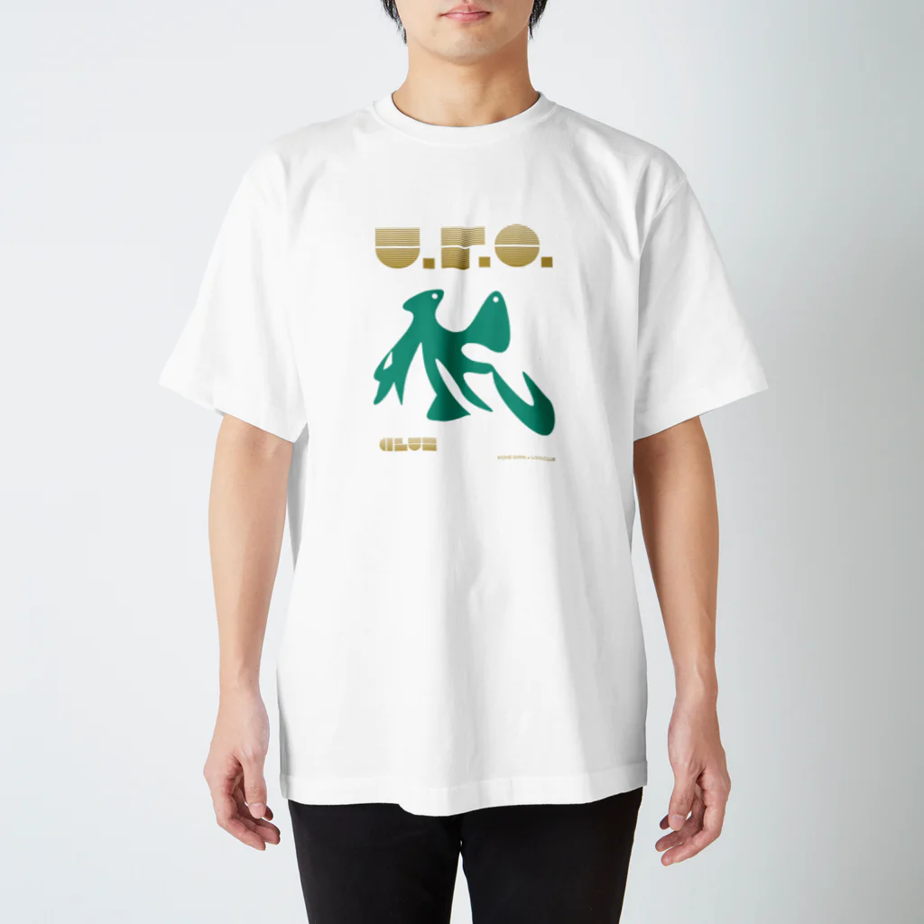 東高円寺U.F.O.CLUB webshopの志磨遼平 x U.F.O.CLUBオリジナルTシャツ【カラープリント ver.】 티셔츠