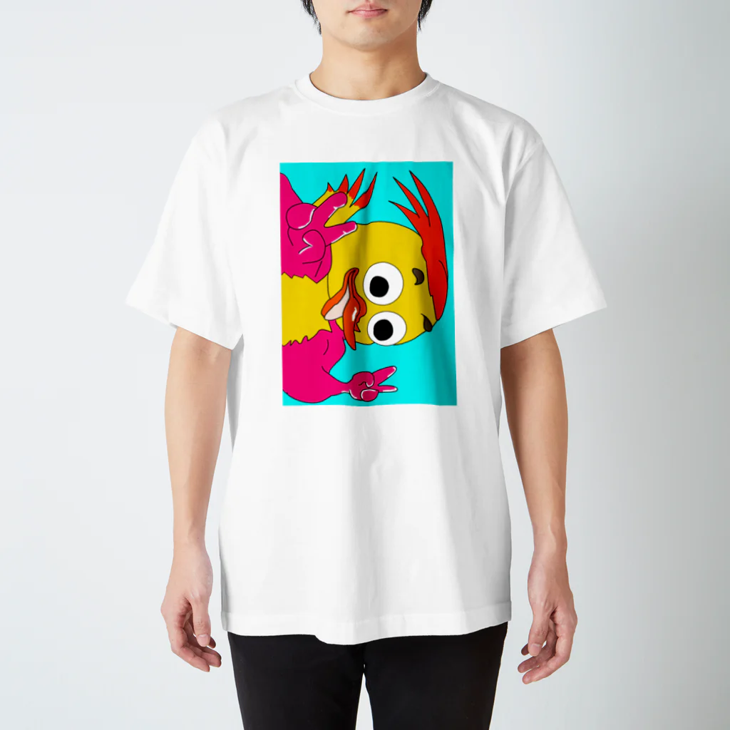 tororomuseumの二番鳥(縦) スタンダードTシャツ