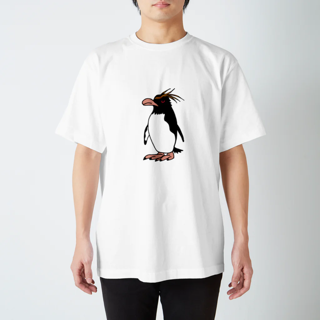 空とぶペンギン舎のマカロニペンギンA Regular Fit T-Shirt