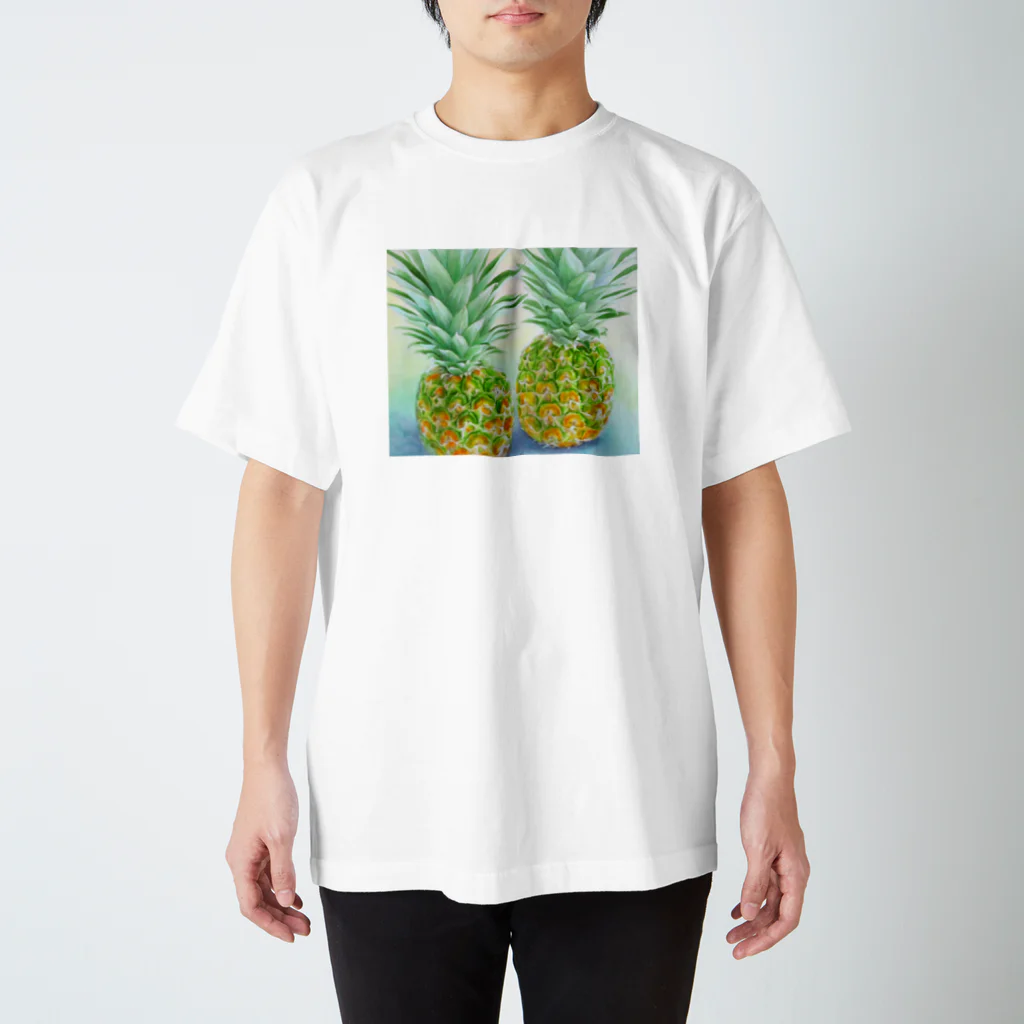 March-Hare-Galleryのパイナップル Regular Fit T-Shirt