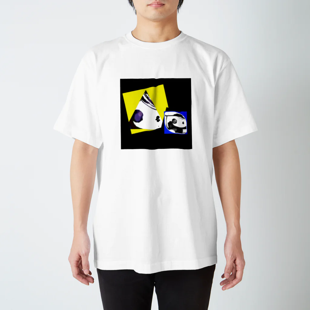 工房玉手箱のイエローポップくん スタンダードTシャツ