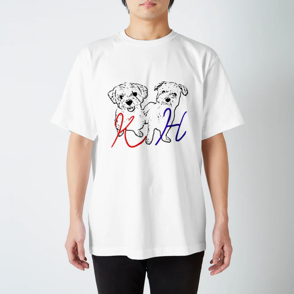 マルチーズ教のwhite dogs Regular Fit T-Shirt