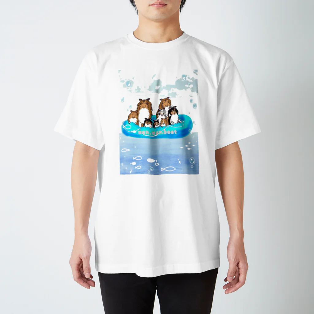 malasmamaのwan.wan.boat Regular Fit T-Shirt