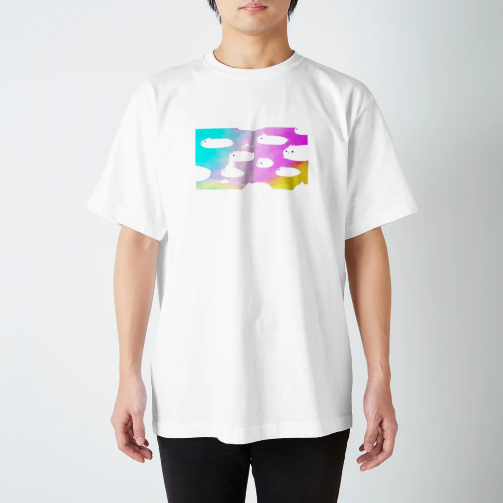 大賀一五の店のうさぎ雲 Regular Fit T-Shirt