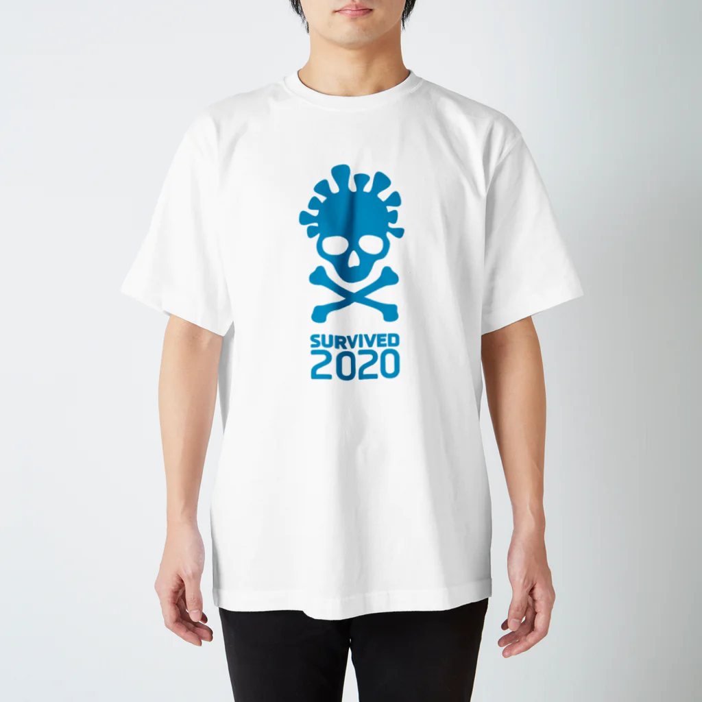 NOBODY754のSurvived 2020 (Blue) スタンダードTシャツ