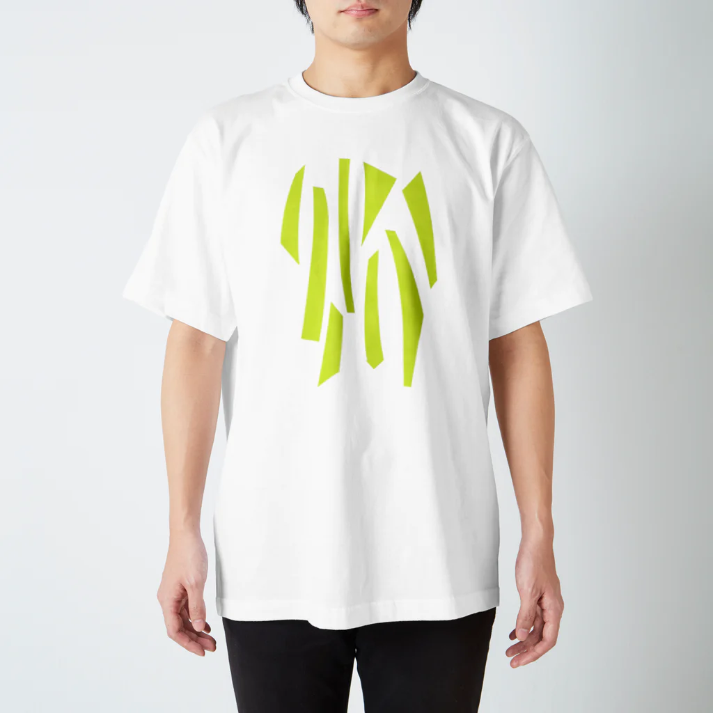 mymtのイエローグリーン Regular Fit T-Shirt