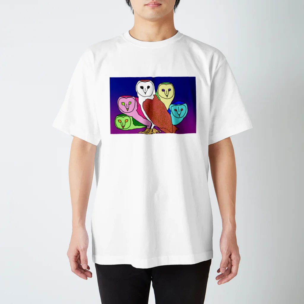 Fumio MatsubayashiのBARNOWLS スタンダードTシャツ