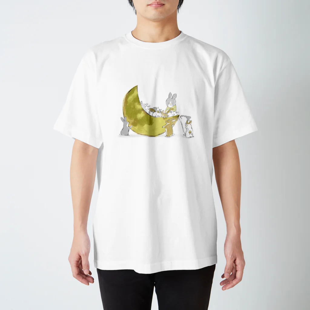 ももろ のベビーうさぎ スタンダードTシャツ