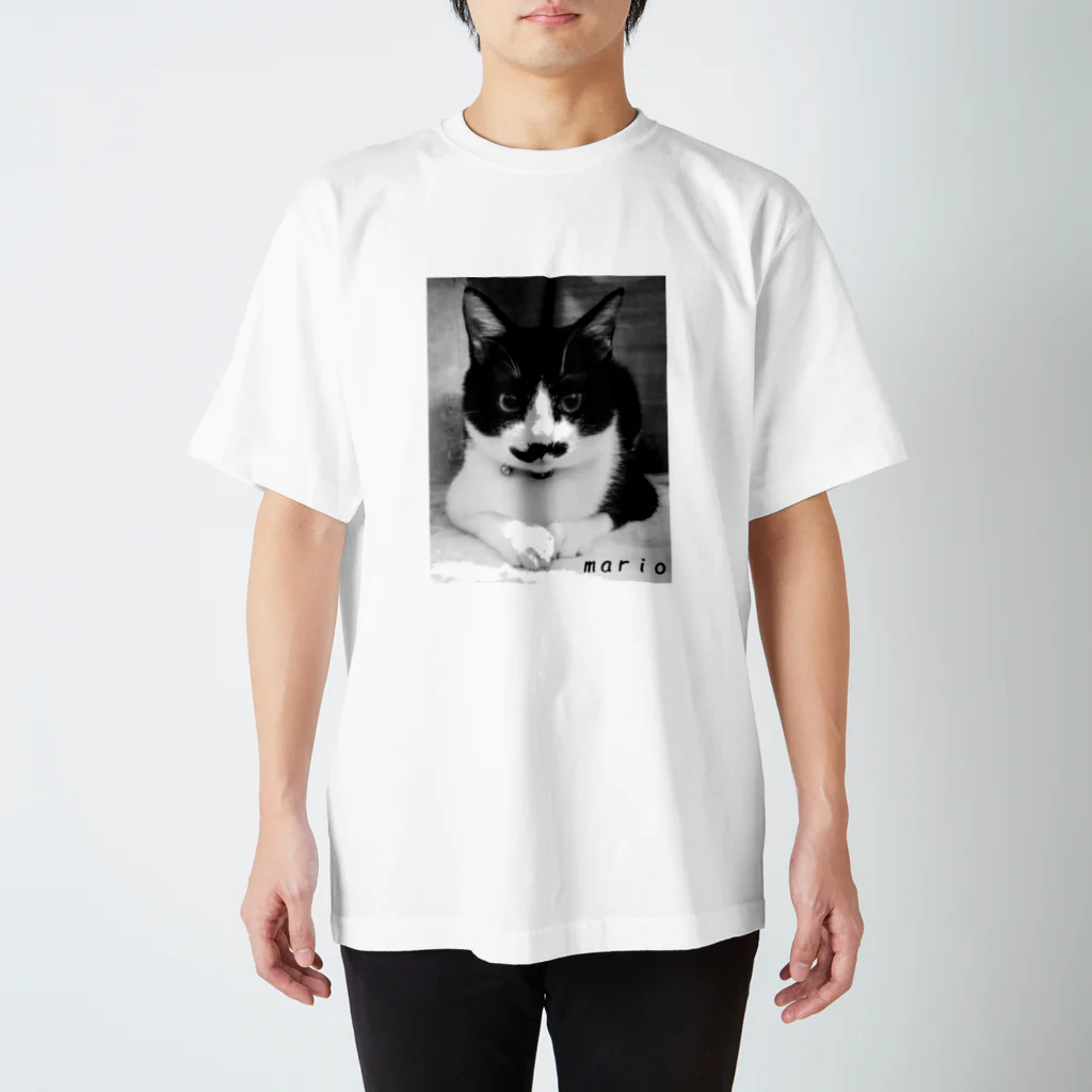 ひげ猫マリオのひげ猫マリオ Regular Fit T-Shirt