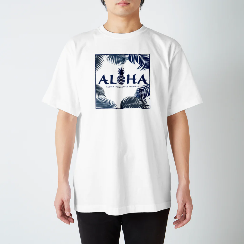 aloha_pineapple_hawaiiのALOHA パームツリー 155 スタンダードTシャツ