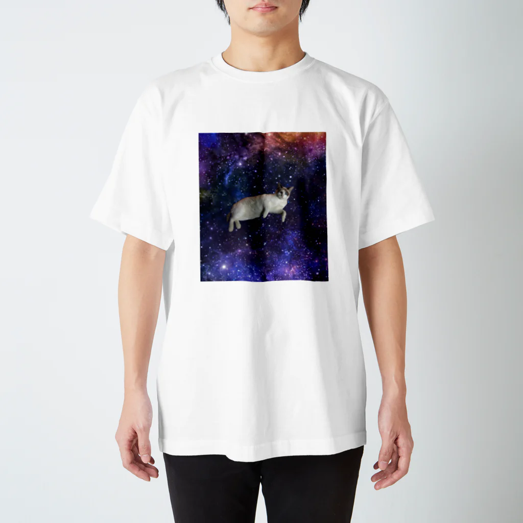 ずーもやのスペースキャット スタンダードTシャツ