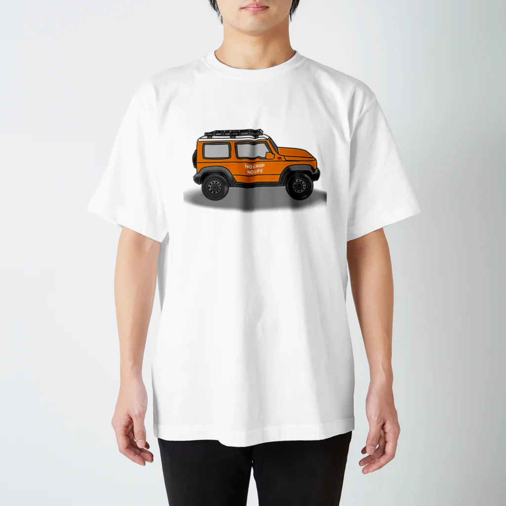 tw_and_cherryの4WD NO CAMP NO LIFE  Regular Fit T-Shirt