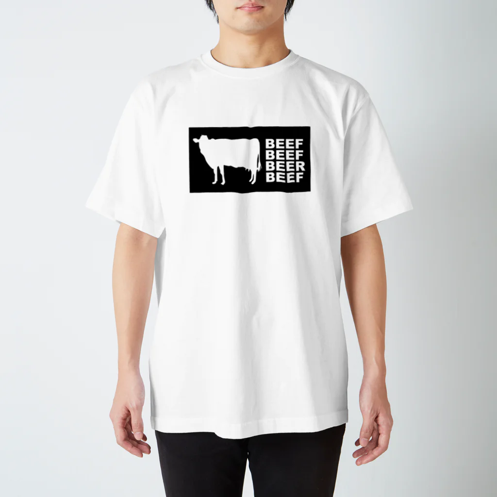 ようこそ！イケダヤ国際的なのビーフ スタンダードTシャツ