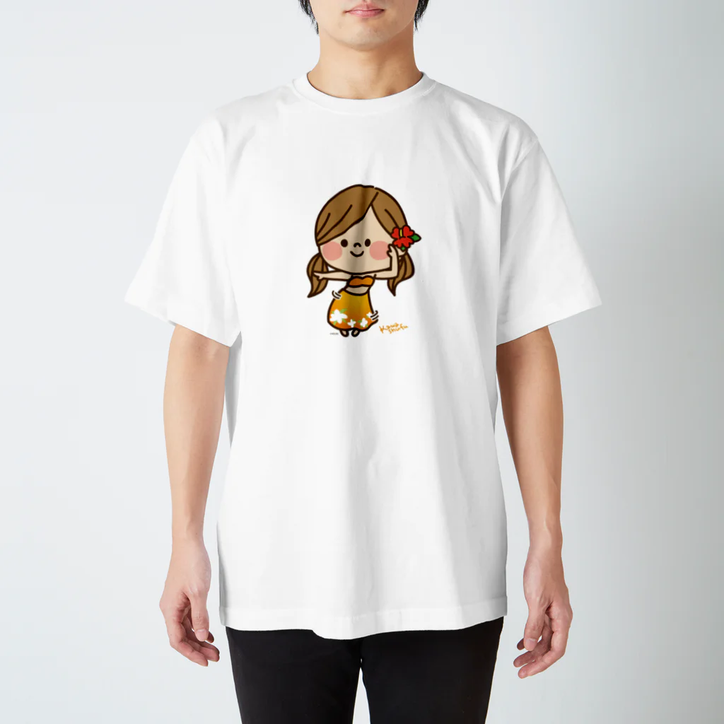 アグリム@かわ主婦スタンプ制作中のかわいい主婦の1日フラガール2 Regular Fit T-Shirt