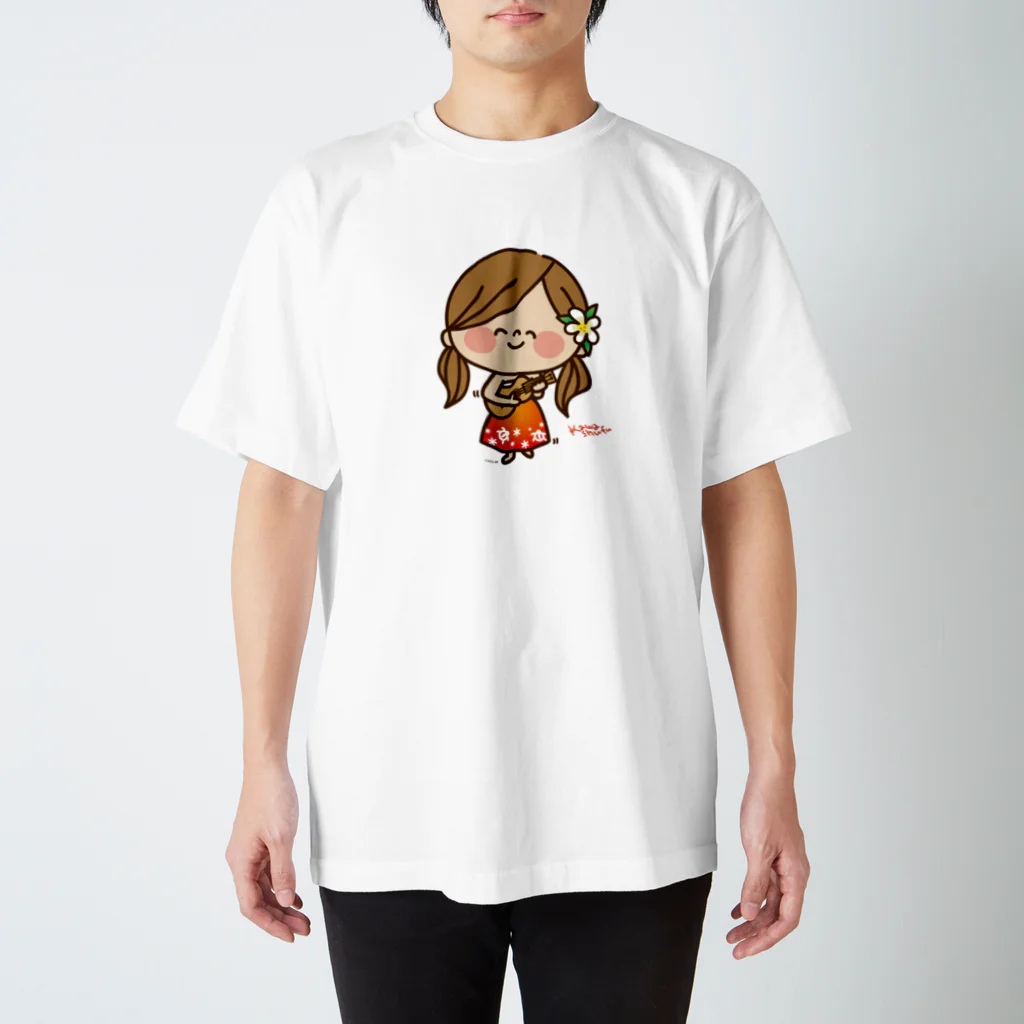 アグリム@かわ主婦スタンプ制作中のかわいい主婦の1日フラガール3 Regular Fit T-Shirt