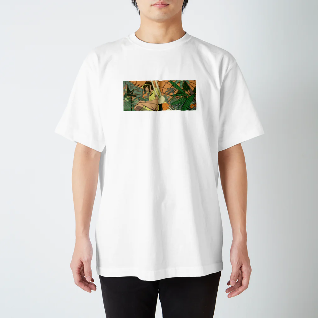 卒業クラブの耳長太郎と植物園 Regular Fit T-Shirt