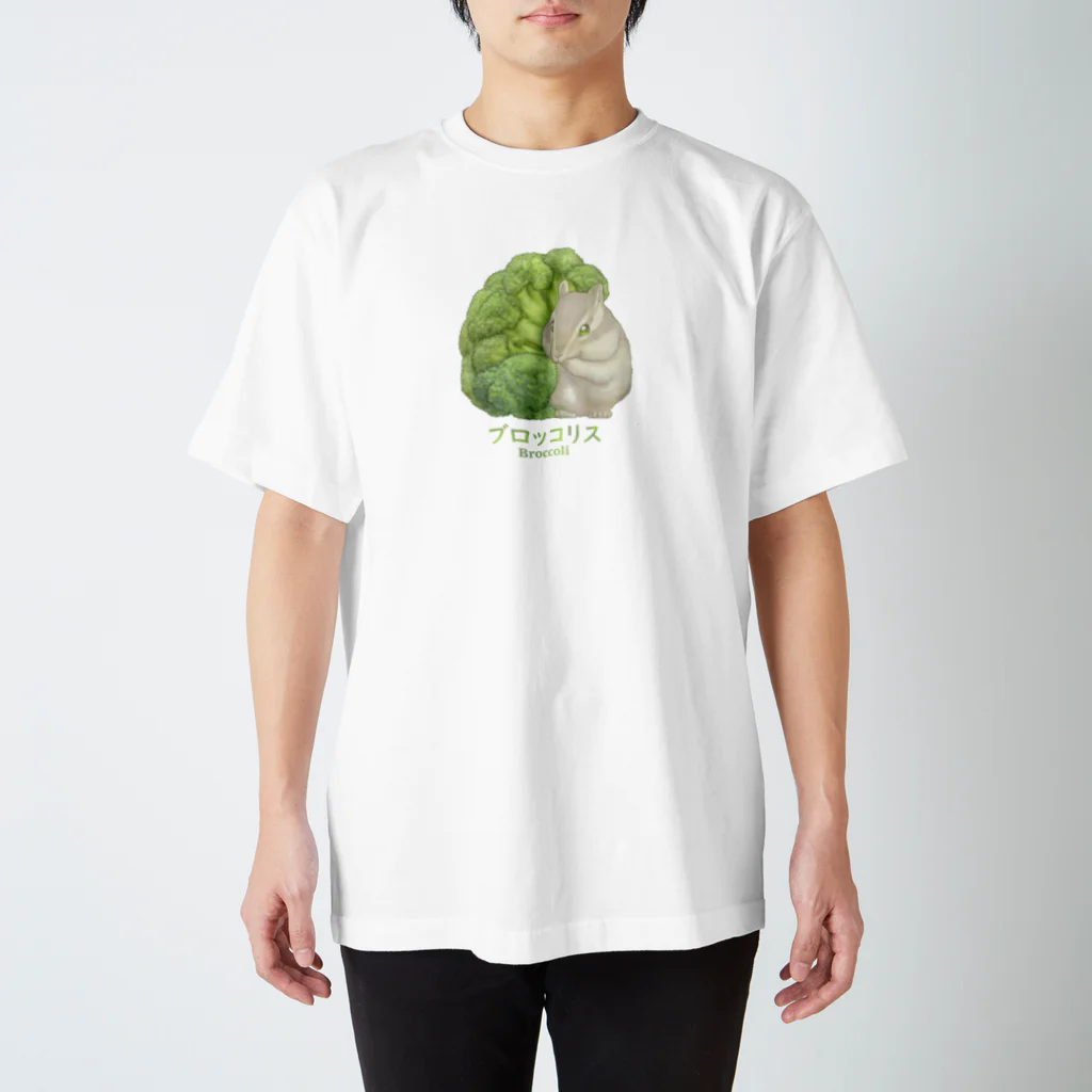 おやさい妖精さんの お店🌱のブロッコリス　おていれ スタンダードTシャツ