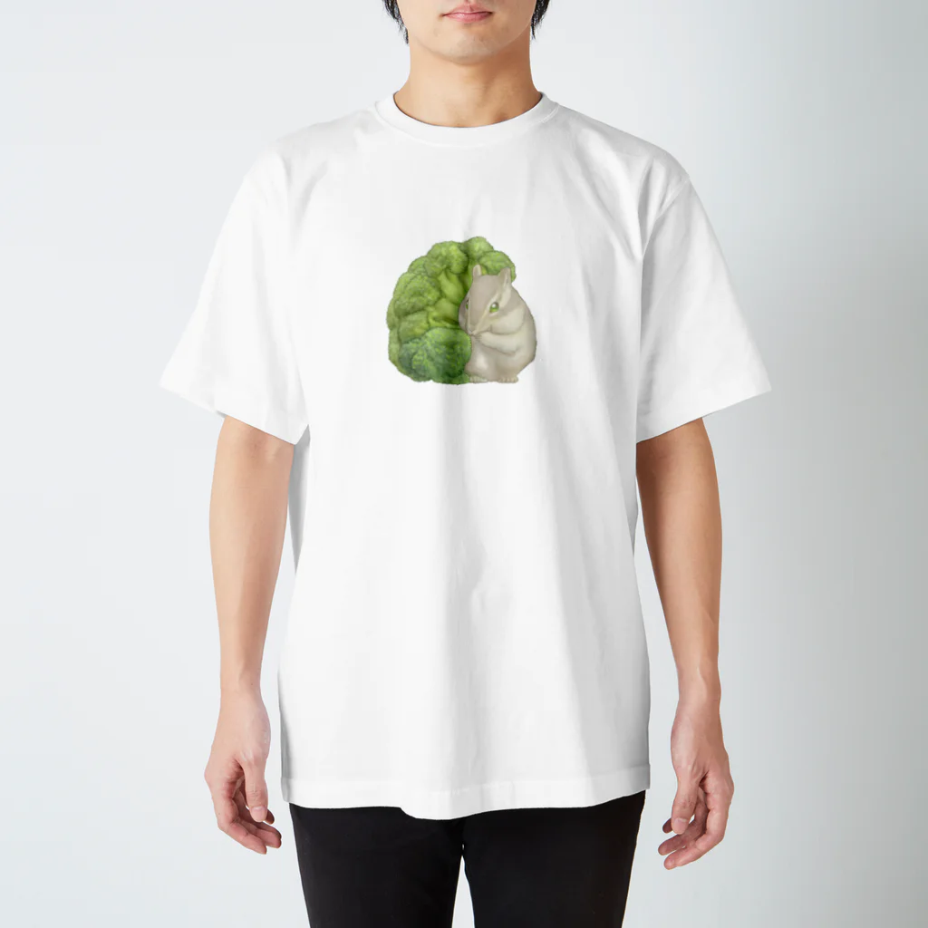 おやさい妖精さんの お店🌱のブロッコリスＴシャツ　おていれ　文字無し Regular Fit T-Shirt