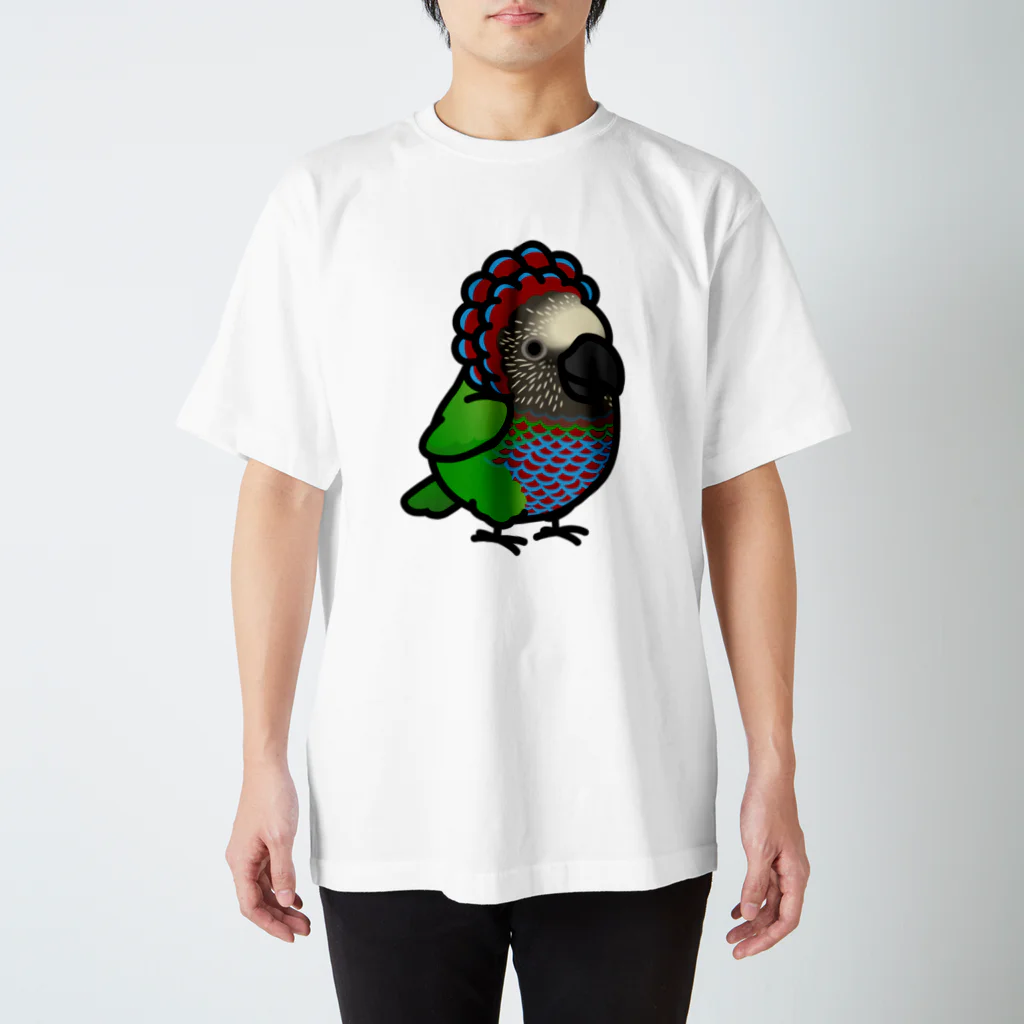 Cody the LovebirdのChubby Bird ヒオウギインコ スタンダードTシャツ