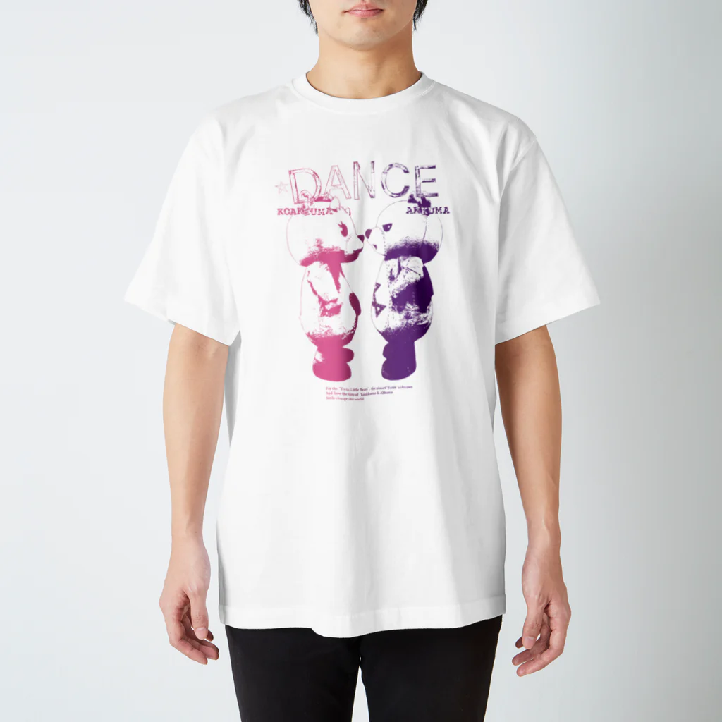 KOAKKUMAandAKKUMAのDANCE スタンダードTシャツ