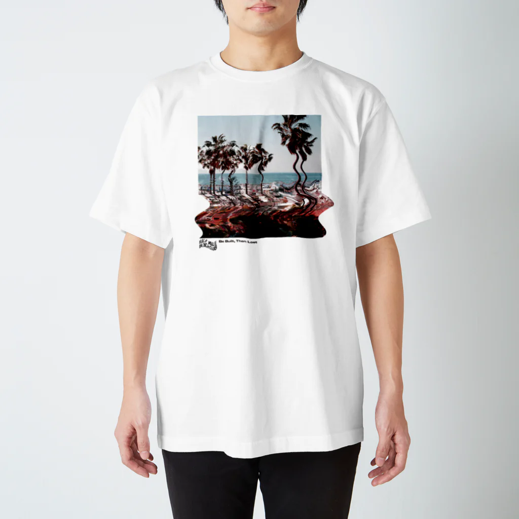 HALF MILE BEACH CLUBのBe Built, Then Lost - WHITE スタンダードTシャツ